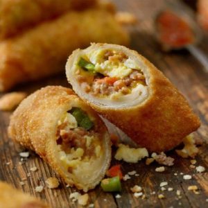 Cheese Melt Double Egg Roll